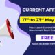 Current affairs from 17 to 23 may 2023