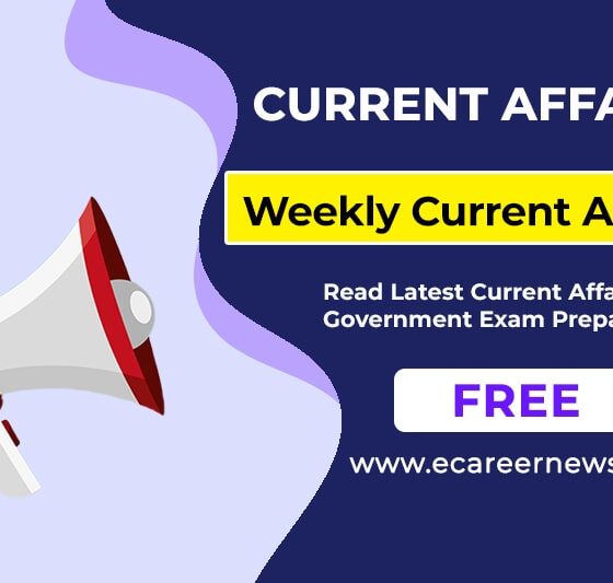 Weekly Current Affairs